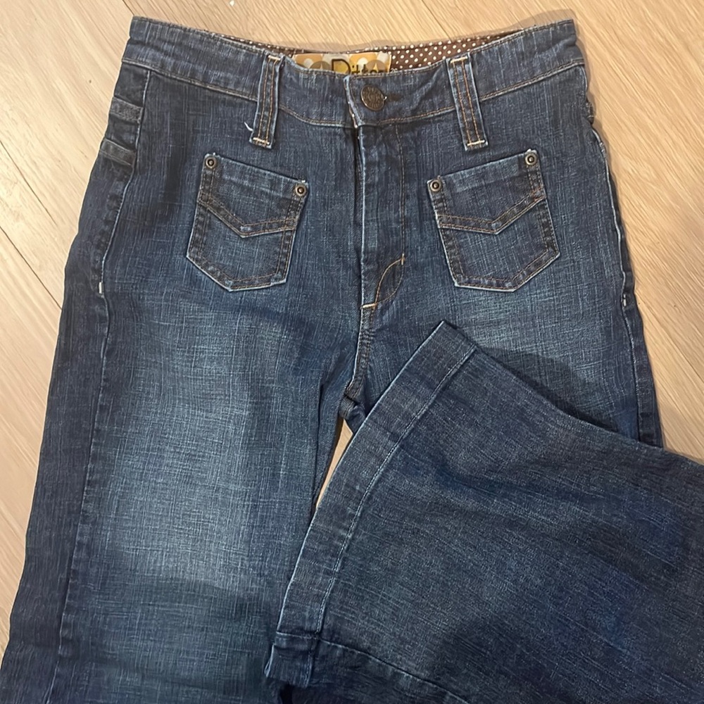 Super cute dittos high waist mini two pocket jeans